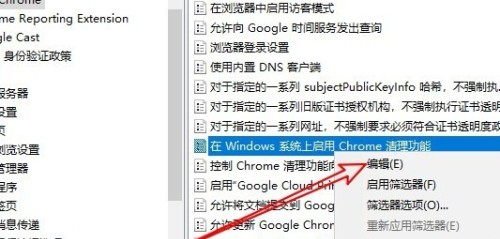 Win10系统如何禁用Chrome清理功能？